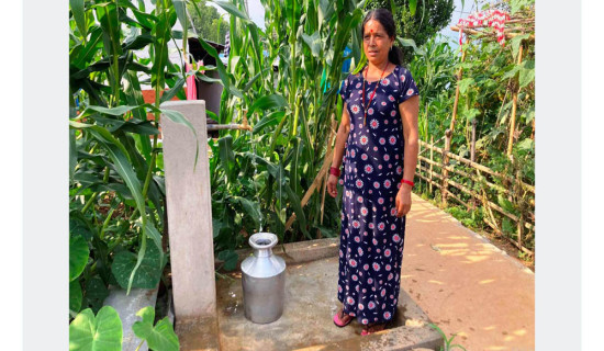 अमलाचौरको रुम्टा गाउँका १६ घरमा लिफ्टमार्फत खानेपानी पहुँच