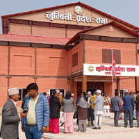दर्लामीको उपन्यास ‘मारीखोलाको ढुङ्गो’ लोकार्पित