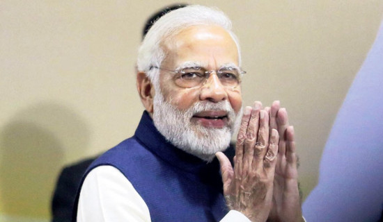 भारतीय प्रधानमन्त्री मोदी पाँच राष्ट्रको भ्रमणका लागि विदेश प्रस्थान