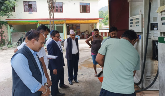सरकारी जग्गा मिचेर सडक निर्माण