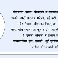महिलालाई गोबरको गुुइँठा बनाउने चटारो
