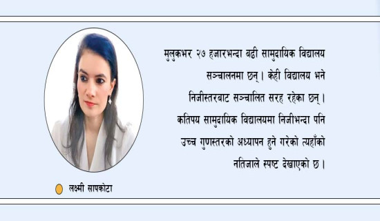 विकल्पमा सामुदायिक विद्यालय