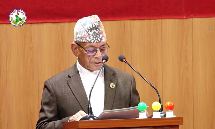 आमसञ्चार विधेयक प्रदेश सभामा टेबुल