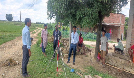 सरावल गाउँपालिकामा भूमि व्यवस्थापन कार्य तीव्र