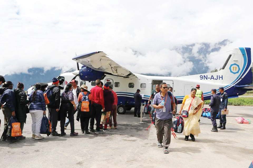 सिमकोट विमानस्थलमा कोरोनायताकै धेरै उडान