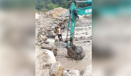 डाइभर्सन मर्मत गरी खुलाउने तयारी
