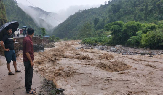 बाढीको क्षति एक अर्ब नाघ्यो