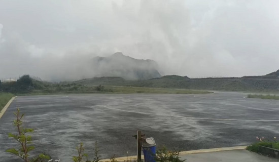 सुकेटार विमानस्थलमा अवतरण हुन नसकेपछि काठमाडौँ फर्कियो जहाज