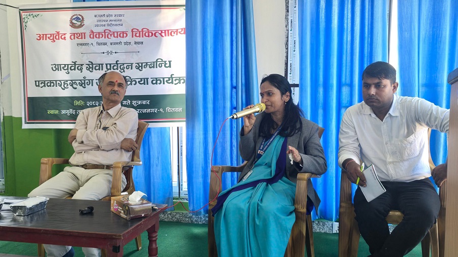 आयुर्वेद उपचारमा आकर्षण : ११ महिनामा ४४ हजारले लिए सेवा