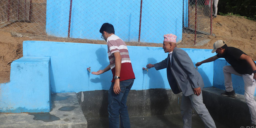 रिजाल धारा खानेपानी मुहान संरक्षणले नागरिकलाई सहज