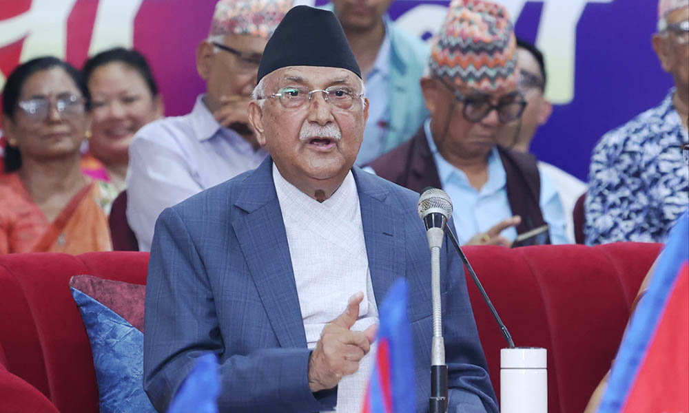 एमालेलाई कसैले पराजित गर्न सक्दैन : अध्यक्ष ओली