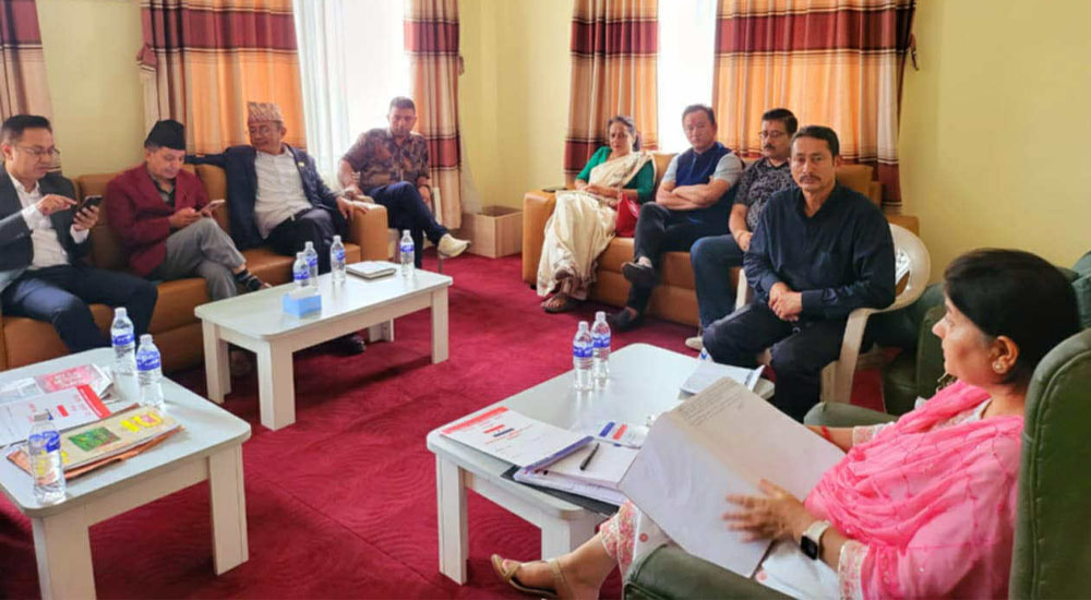 तरुण दलको अधिवेशनबारे छलफल
