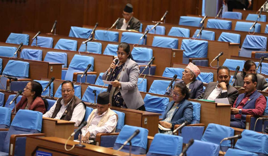 राष्ट्रियसभा बैठकः त्रिविको ताला खुलाउन माग