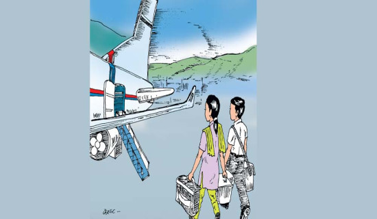 वैदेशिक यात्रामा बाहिरियो दुई खर्ब