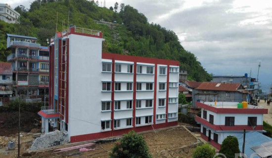 सात करोड लागतमा पालिका भवन निर्माण हुँदै