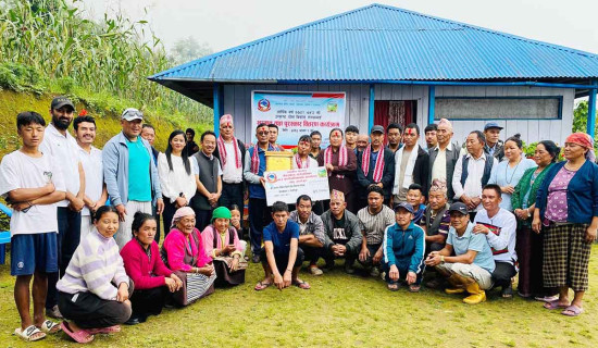 उत्कृष्ट टोल विकास संस्थालाई नगद पुरस्कार