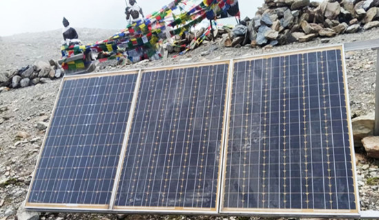 दरौँदी नदीमा बेलिब्रिज निर्माण