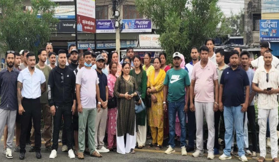 कास्कीको लुम्ले क्षेत्रमा भारी वर्षा, सतर्कता अपनाउन आग्रह