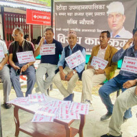 जन  श्रमदानमार्फत सडक मर्मत