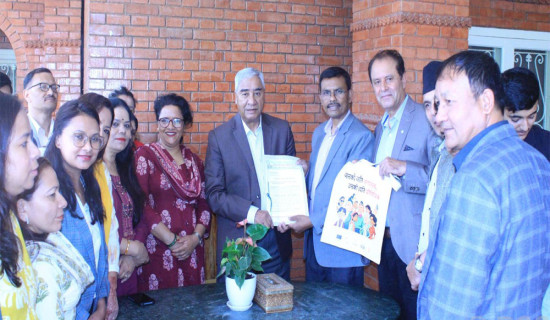 प्रत्यक्ष निर्वाचित प्रणालीभित्र समानुपातिक सहभागिता गराउनुपर्छ : सभापति देउवा