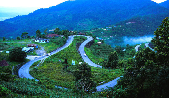 सिन्धुली चियाबारी क्षेत्रको दृश्य