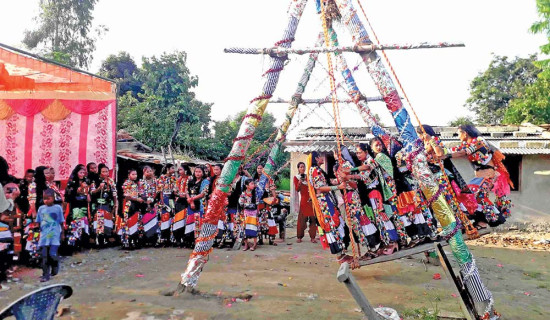 सिन्धुली चियाबारी क्षेत्रको दृश्य