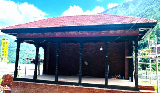 रुरु धाममा फल्चा निर्माण