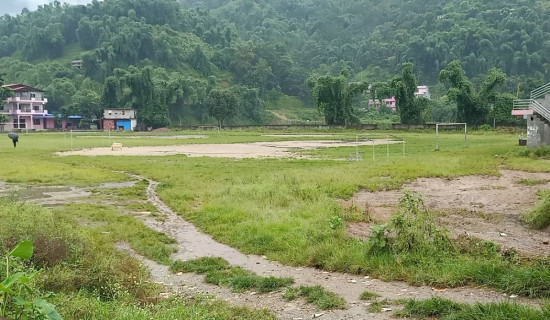 वालिङमा मिनी रङ्गशाला निर्माण गरिँदै