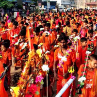 तीन हजारले चढाए महादेवमा जल