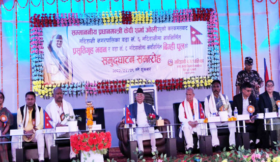 मधेश प्रदेशलाई सुक्खाग्रस्तबाट बचाउन तत्काल डिप बोरिङ जडान गरिने : प्रधानमन्त्री