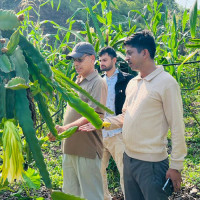नेपाली सेनाद्वारा वीरगञ्जमा पानी वितरण