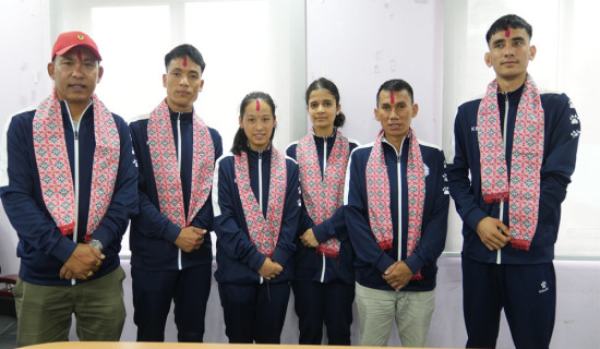 एसियाली पारा तेक्वान्दो टोली मलेसिया जाँदै