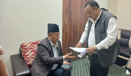 बागमती प्रदेशका सिँचाइ मन्त्रीद्वारा राजीनामा