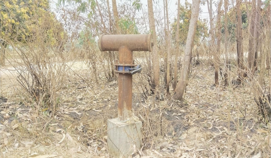 सिँचाइका लागि गाडिएका १७ वटा ट्युबवेल प्रयोगविहिन
