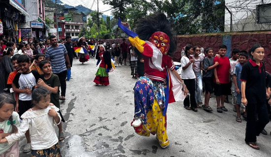 युवाको सक्रियतामा बेनीमा बर्खेनाच सुरु