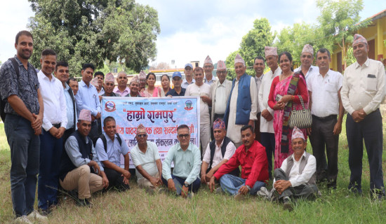 म्याग्दीको टिकोटगाउँ र हिमशृङ्खला