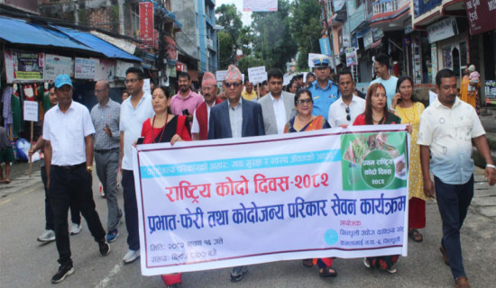 सिन्धुलीमा कोदो खेतीको प्रवर्धन गर्न ‘कोदो दिवस’
