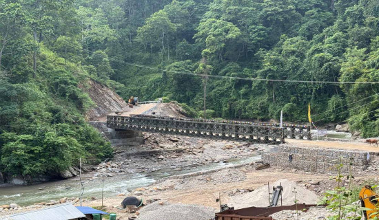 पुवा खोलामा बेलिब्रिज निर्माण, ३६ किमी दुरी छोटियो