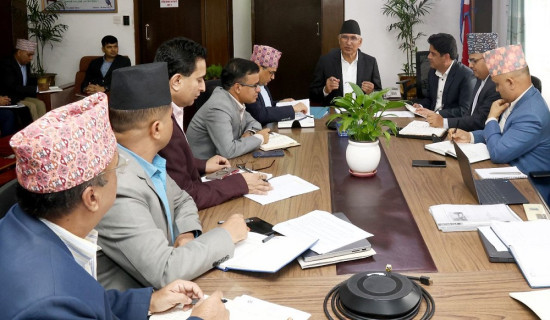 अर्थ मन्त्रालयद्वारा बजेट कार्यान्वयनसम्बन्धी मन्त्रालयगत छलफल सुरु