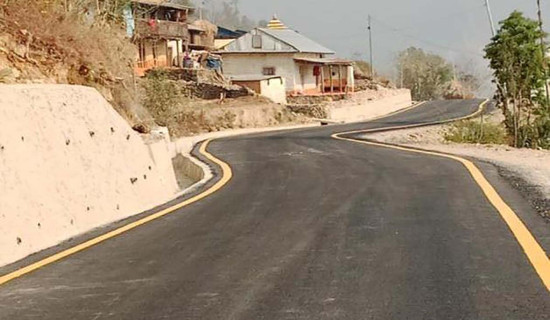एक वर्षमा प्रादेशिक योजनाबाट बन्यो ६७ किलोमिटर सडक