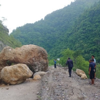 पहिरो खसेर कालीगण्डकी कोरिडोर अवरुद्ध
