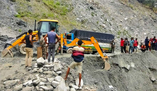 अवरुद्ध कर्णाली कोरिडोर खुल्यो