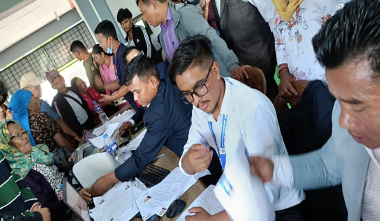 सेवाग्राही खोज्दै जनप्रतिनिधि र कर्मचारी सहरमा