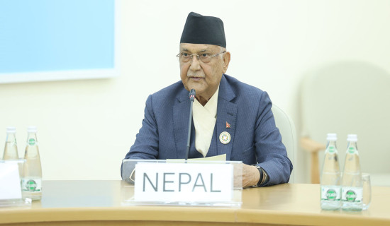 हिमनदी पग्लने क्रम रोक्न मिलेर काम गर्न विश्व समुदायलाई प्रधानमन्त्रीको आग्रह