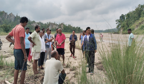 चुरे क्षेत्रमा स्थलगत अनुगमन