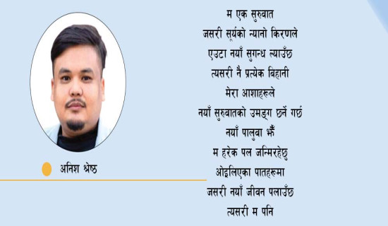 वसन्त एक सुरुवात (कविता)
