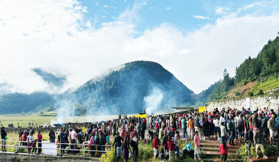 उत्तरगंगा ढोरबराहमा भक्तजनको भिड (फोटो फिचर)