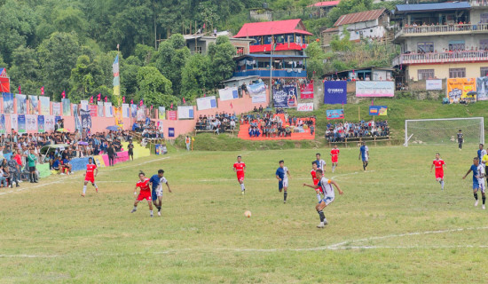 १० खेलाडीमा सीमित भारत चर्च ब्वाइजसँग स्तब्ध