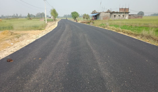 एक वर्षमा ४५ किलोमिटर सडक र नाली निर्माण