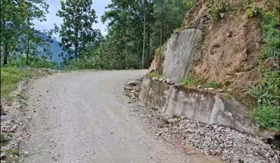 सडक स्तरोन्नतिको काम अलपत्र